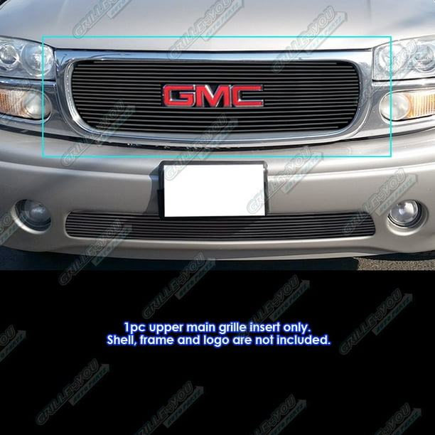 YUKON DOOR & LIFT GATE EMBLEMS REPLACEMENT FOR 2007-2019 GMC YUKON SUVS GLOSS BLACK PAIRS 
